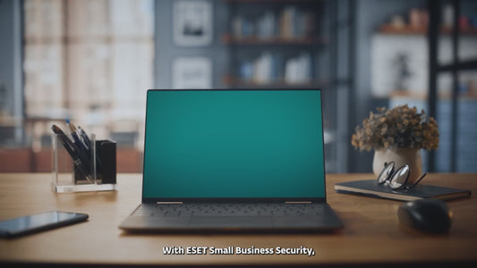 ESET Small Business Security - User-friendly protection to safeguard transactions, shield servers, manage passwords and more—includes unlimited VPN security